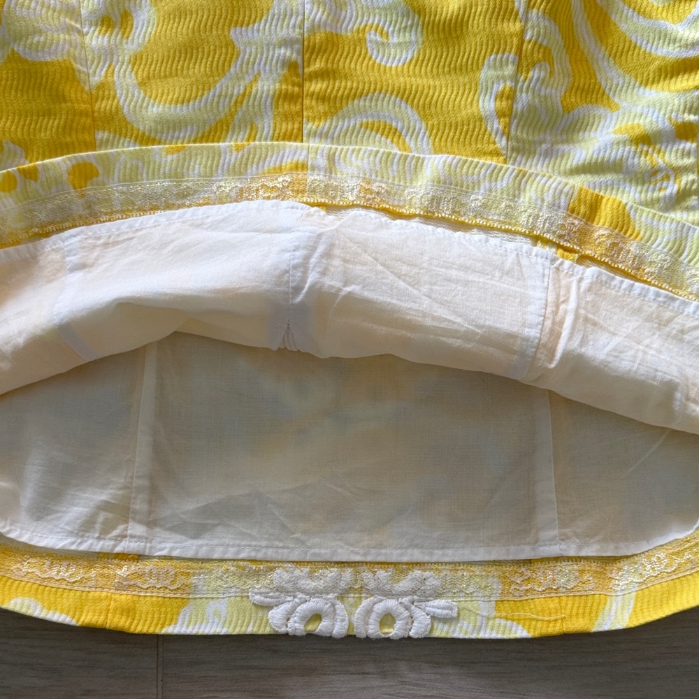 Lilly Pulitzer 2016 Magnolia yellow Top - Picture 4 of 5